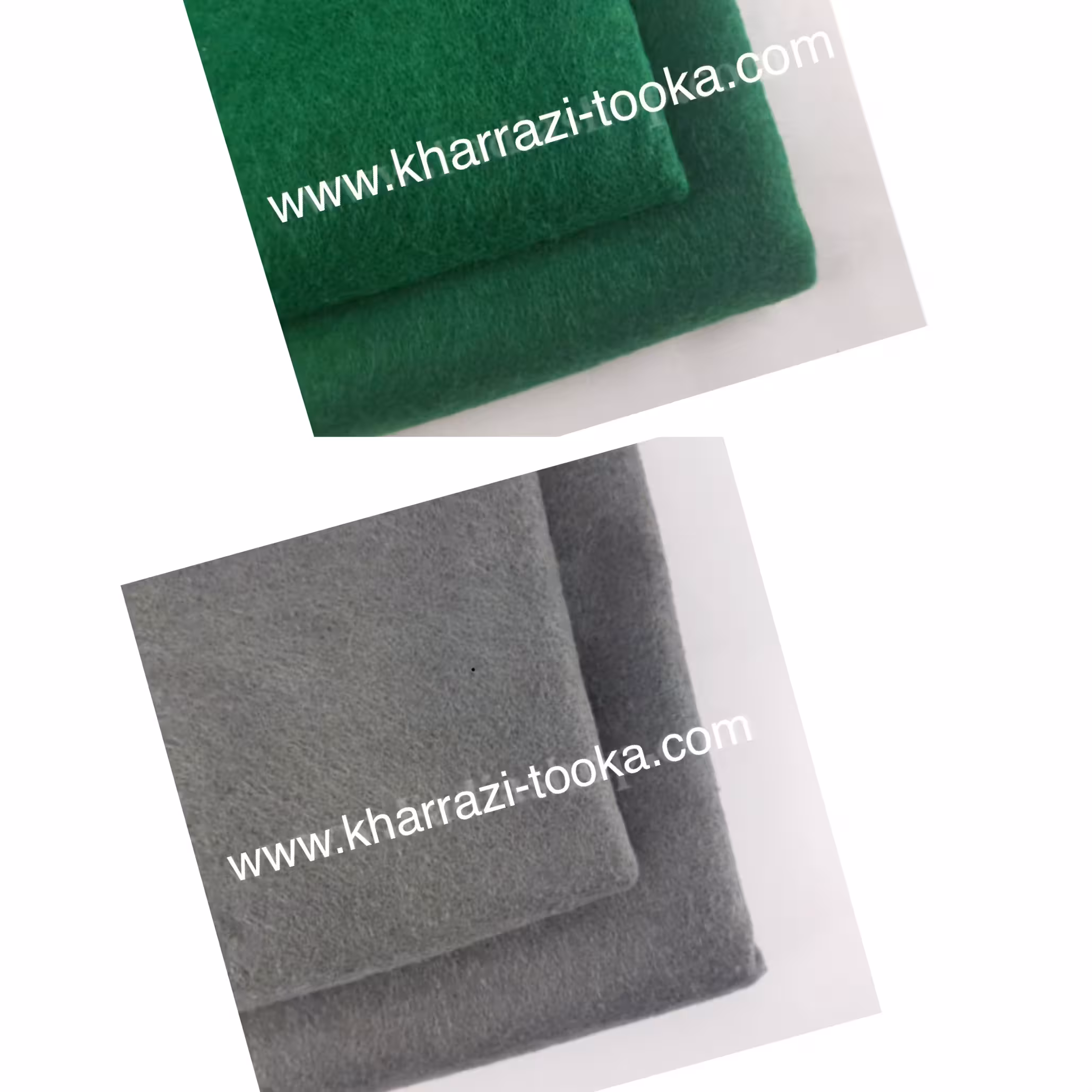 نمد سبز تیره، طوسی