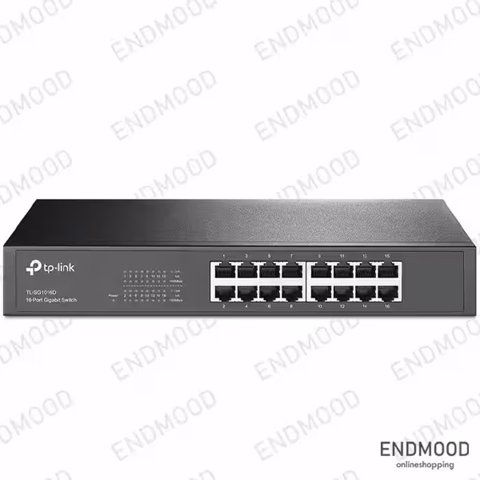 سوئیچ دسکتاپ،رکمونت TL-SG1016D تی پی لینک 16 پورت گیگ غیر مدیریتی