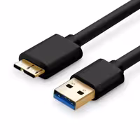 کابل هارد USB3.0 به Micro-B USB3 طول 1.5 متری برند کی نت پلاس مدل KP-CUAMHDD15
