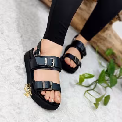 صندل طبی زنانه صندل سگک دار شیک زنانه