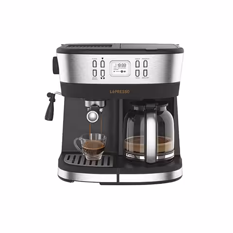دستگاه قهوه و اسپرسوساز دوتایی لپرسو مدل LePresso Dual Brew Drip Coffee &amp; Espresso Machine LPCFFM0002