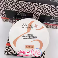 پنکک کاملا گیاهی میکاپ بونژور Bonjour SPF20