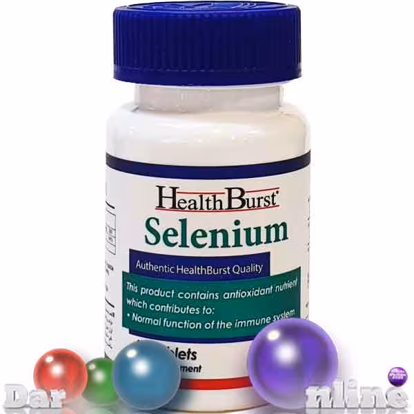 سلنیوم 200میکروگرم هلث برث قرص60عددی