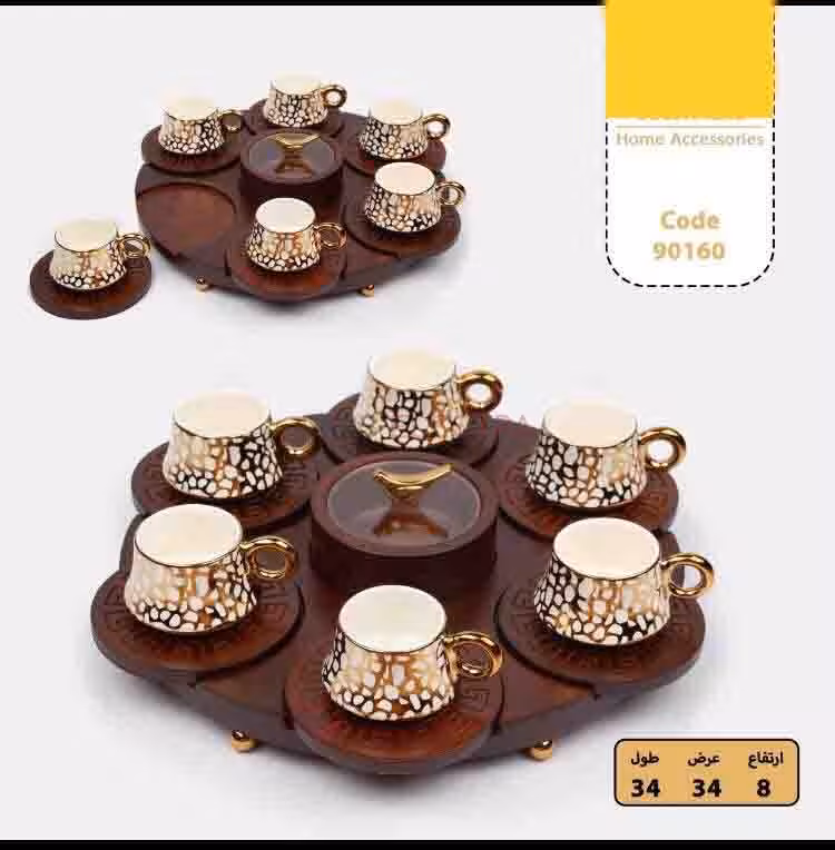 قهوه‌خوری شش نفره مدل 90160