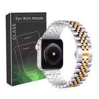 بند آی ویش مدل 5bead dual color مناسب برای اپل واچ سری se/1/2/3/4/5/6/7/8/9/se2021/se2023/seAluminum سایز 40 میلی متر