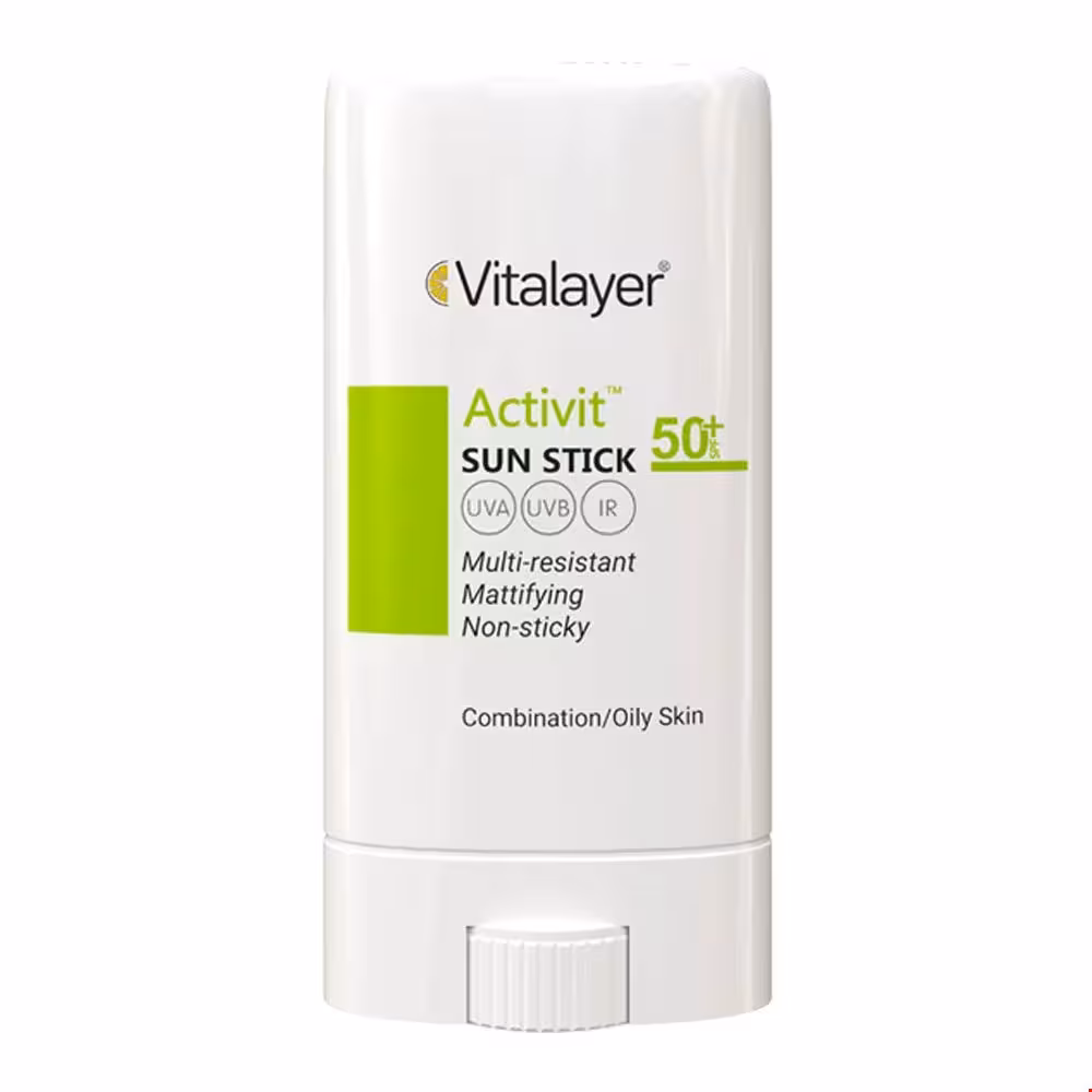 ضد آفتاب استیکی اکتیویت SPF50 ویتالیر 15 گرمی