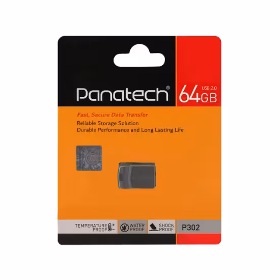 فلش مموری پاناتک مدل P302 USB2.0 ظرفیت 64 گیگابایت