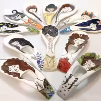 زیر قاشقی طرح دختر