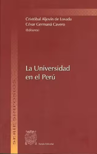 خرید و دانلود نسخه کامل کتاب La universidad en el Perú