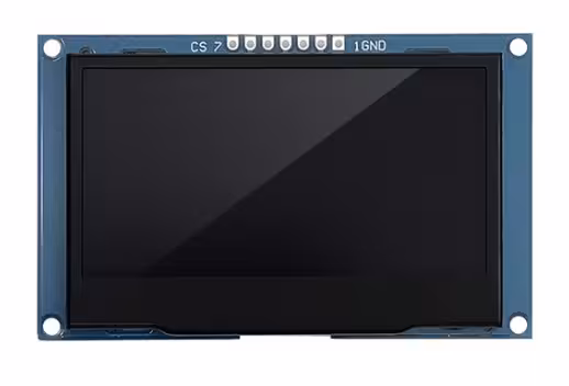 نمایشگر اولد OLED 128X64 سفید 2.42 اینچ SPI I2C