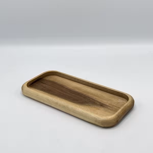چوب - سینی سرو مستطیل 12*23