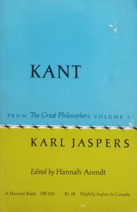 Kant | Karl Yaspers