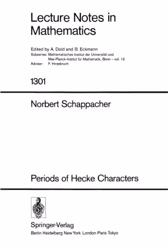 خرید و دانلود نسخه کامل کتاب Periods of Hecke Characters