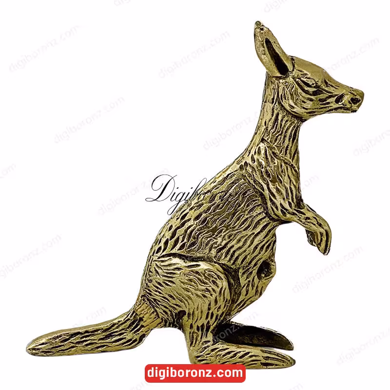 مجسمه برنجی برنزی کانگرو