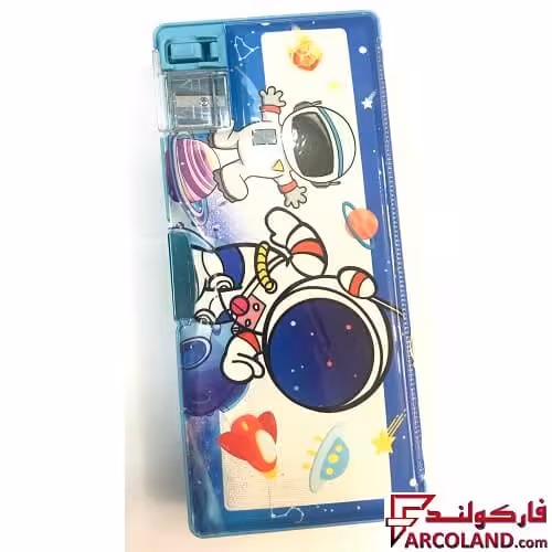 جامدادی کتابی آهنربایی تراش دار فانتزی طرح پسرانه