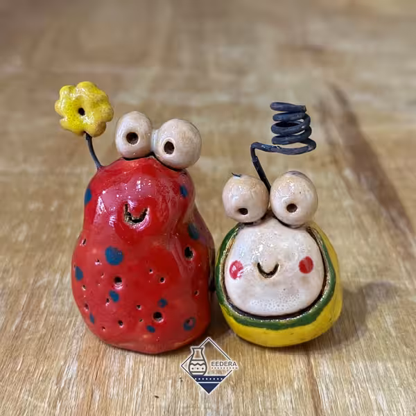 مجسمه سفالی هیولای ابله طرح سیزده