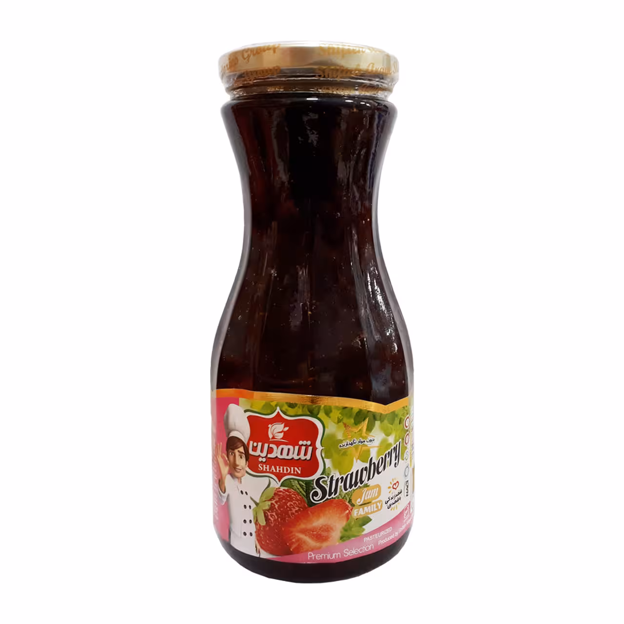 مربا توت فرنگی شهدین 930 گرمی