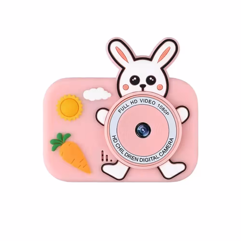 دوربین عکاسی دیجیتال خرگوشی صورتی