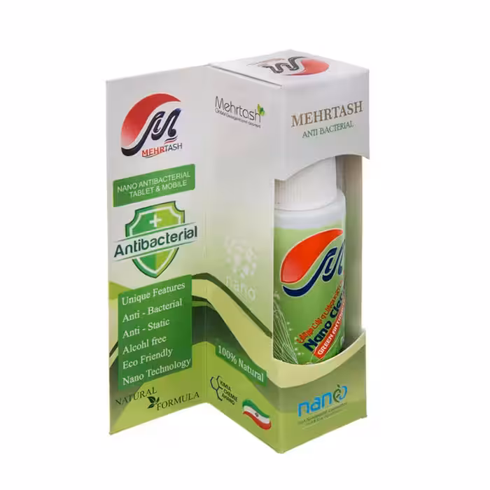 اسپری ضدعفونی کننده موبایل وتبلت و عینک مهرتاش 75 میلی لیتری