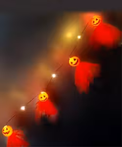 ریسه چراغ کدو هالووین