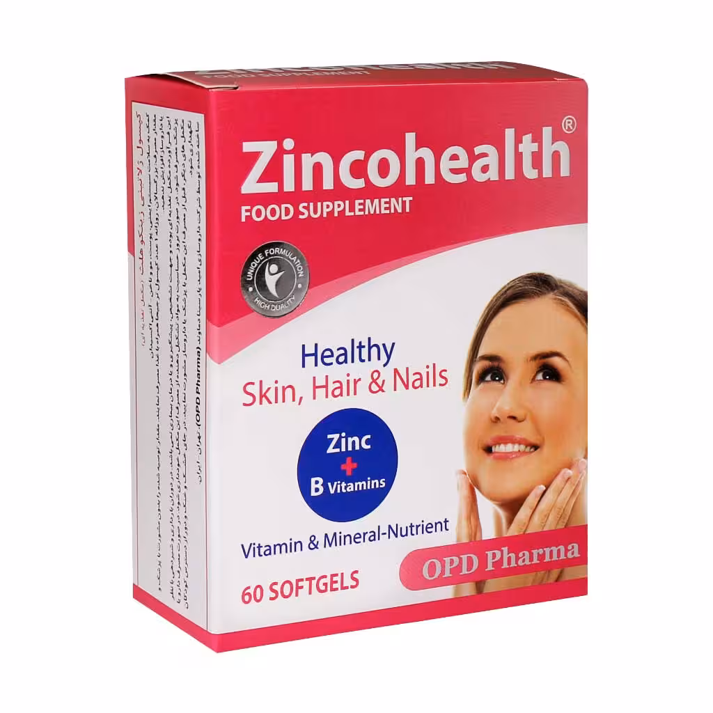 کپسول ژلاتینی زینکو هلث ZINCOHEALTH OPD PHARMA