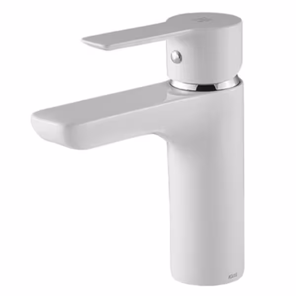 شیر روشویی سفید kwc مدل ریتا