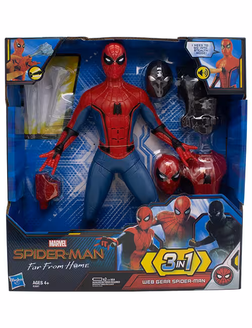 اکشن فیگور اورجینال اسپایدرمن سه حالته برند Hasbro