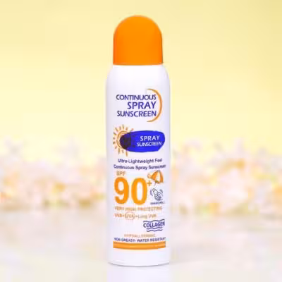 اسپری ضد آفتاب وکالی با SPF 90 ( نارنجی )