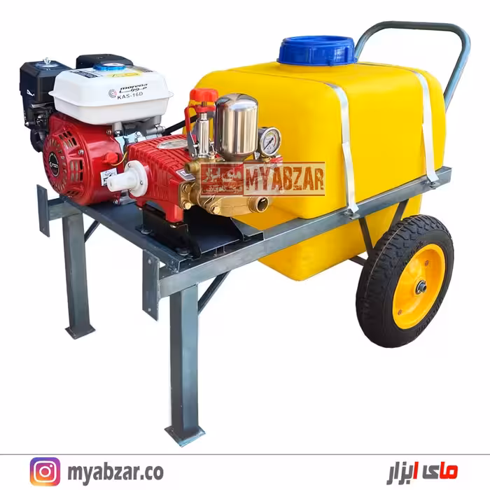 سمپاش فرغونی هوندا طرح 6.5 اسب و پمپ 45 بار طرح وولی