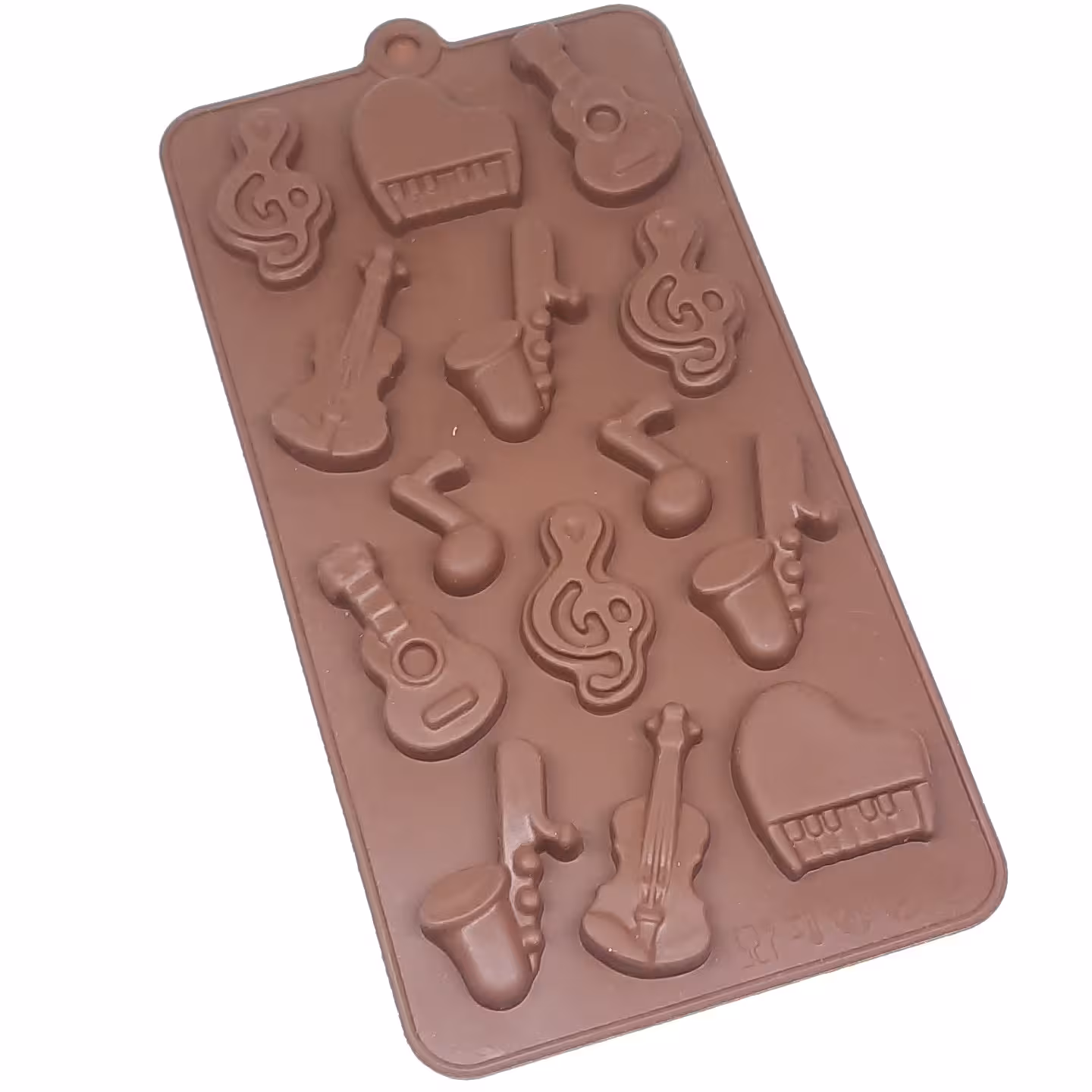 قالب شکلات جنس سلیکونی طرح آلات موسیقی
