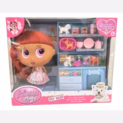 اسباب بازی عروسک دختر وارداتی kaibibi baby 331