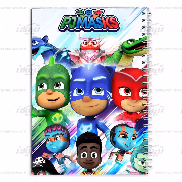 دفتر مشق کارتون پی جی ماسک ها