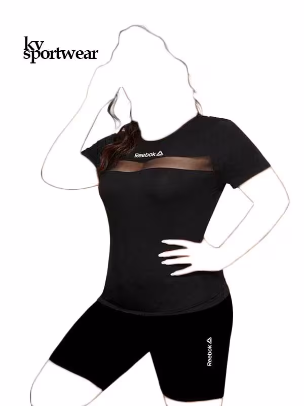 ست تیشرت شلوارک ورزشی زنانه Reebok