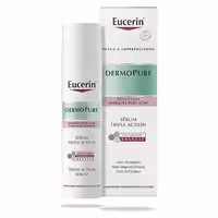سرم سه کاره اوسرین؛ ضد جوش، جای جوش و لک، براقیت پوست – 40 میلی‌لیتر Eucerin Dermopure post-acne vlekken