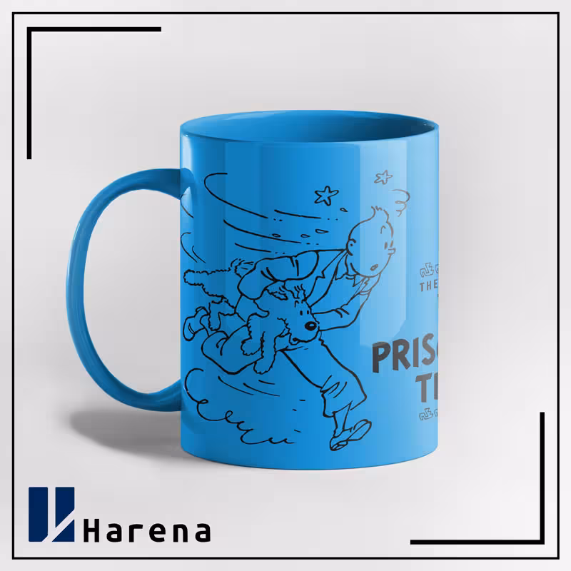 ماگ تمام رنگی معبد خورشید آبی