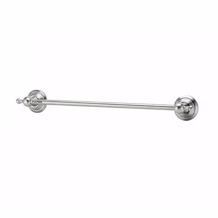 آویز حوله دلفین مدل SS-L49-3230 | کروم مات | گارانتی اصالت و سلامت فیزیکی کالا
