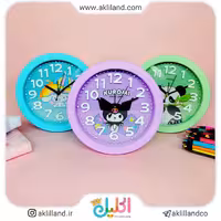 ساعت رومیزی گرد کرومی(رندوم)