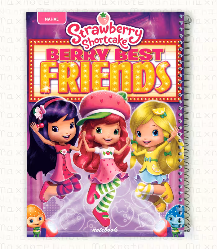 دفتر 100 برگ سیمی کارتونی کد 3111.طرح 1 دخترانه