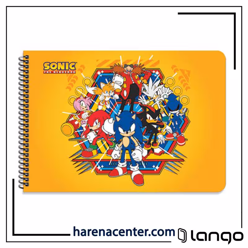 دفتر نقاشی سونیک برند لانگو