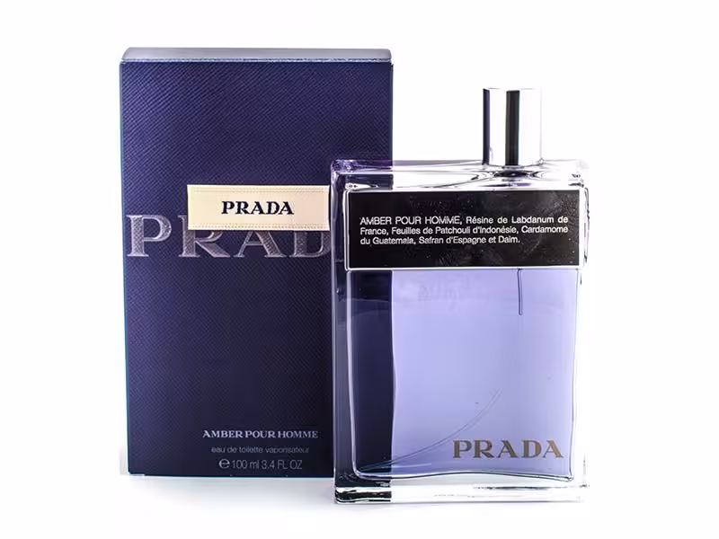 عطر و ادکلن مردانه پرادا آمبر پور هوم ادوتویلت Prada Amber Pour Homme