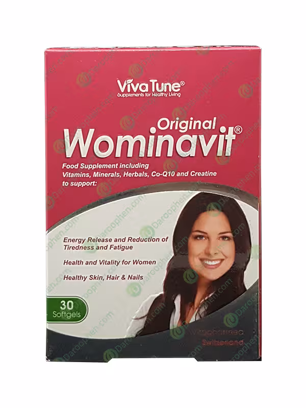 سافت ژل ومیناویت اوریجینال ویواتیون مناسب بانوان 30 عدد – Viva Tune Wominavit Original 30 Softgels