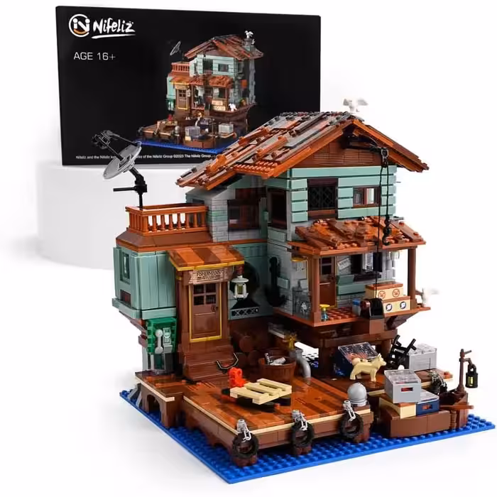 ساختنی لگو کلبه فیشرمن Fisherman’s Wharf برند Nifeliz تعداد 2,100