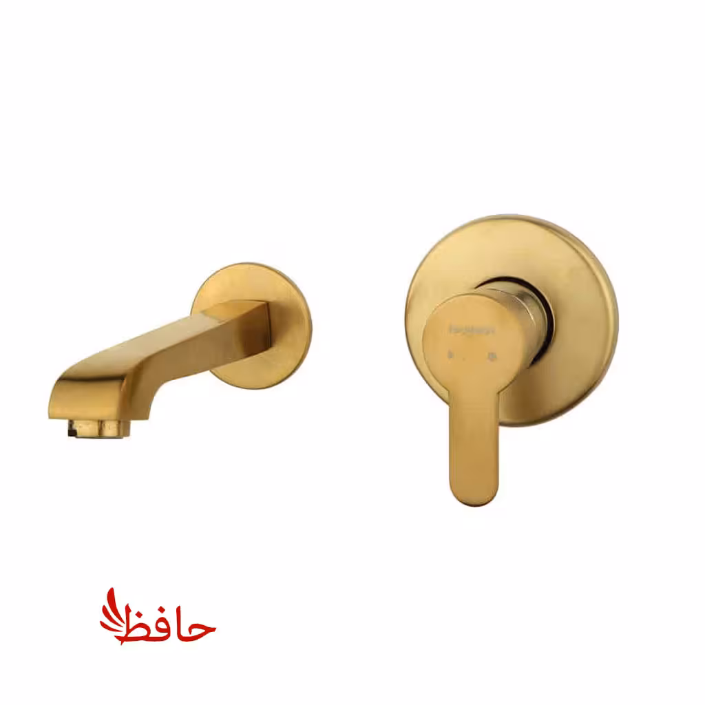 شیر روشویی توکار راسان مدل ویوات تنسو طلایی مات