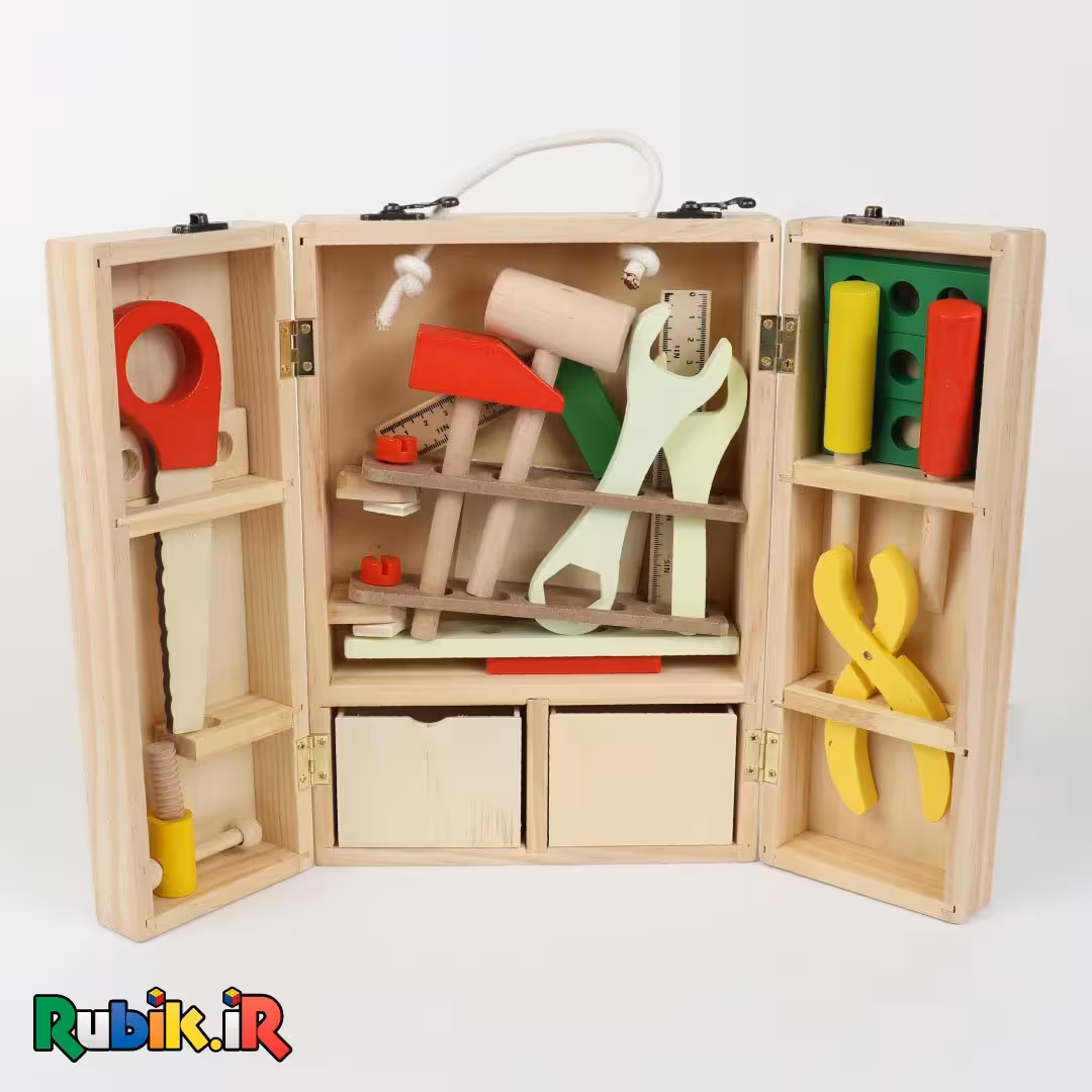 جعبه ابزار چوبی