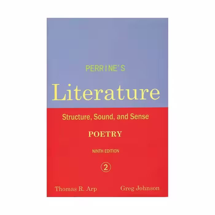 کتاب Perrines Literature Structure Sound & Sense Poetry 2 Ninth Edition