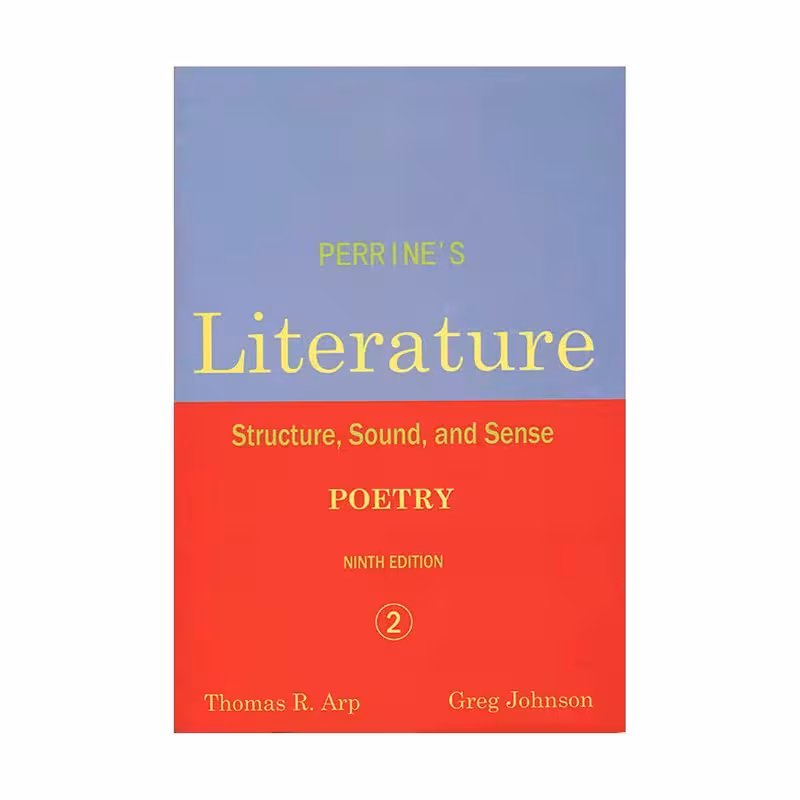 کتاب Perrines Literature Structure Sound & Sense Poetry 2 Ninth Edition