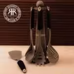 سام ست سرویس کفگیر ملاقه مشکی   600103-BLACK