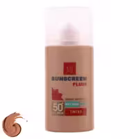 فلوئید ضد آفتاب رنگی مای SPF 50 مدل Smart Defense حاوی محافظ UVA و UVB ‌مناسب انواع پوست حجم 50 میلی‌ لیتر