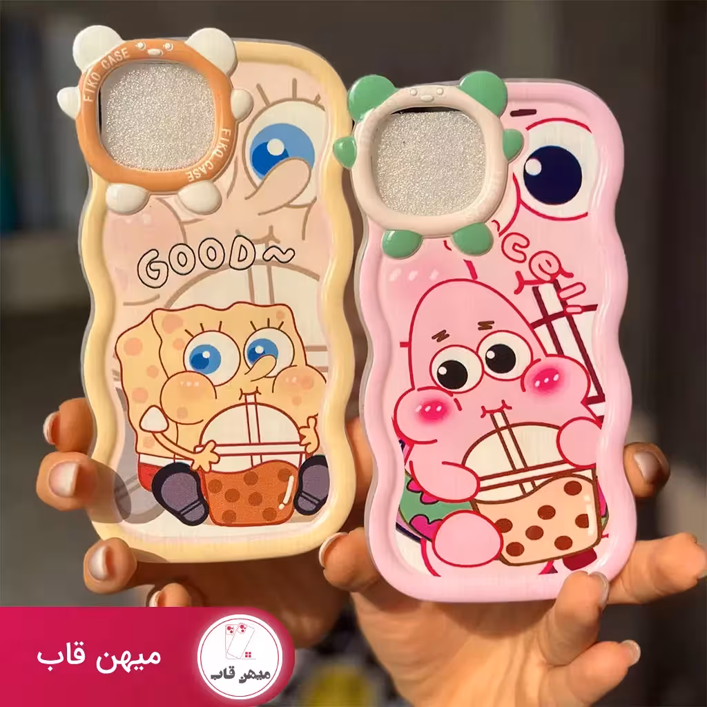قاب گوشی سامسونگ باب اسفنجی و پاتریک شکمو - کد (39053)