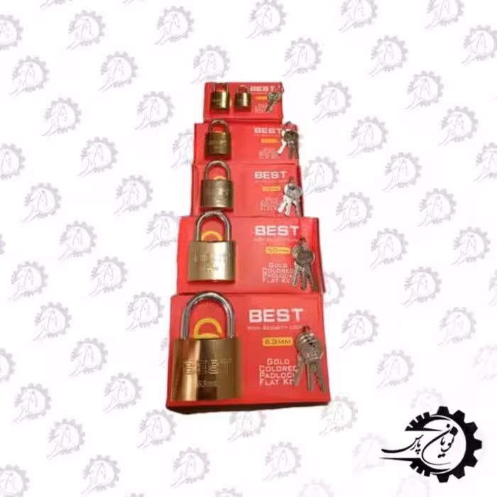 قفل اویز طرح برنج 20بست (BEST)